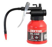 Dekton Oil Can with Flexi Spout | High Pressure Trigger Action for Precision Control | Ideal for Engine Maintenance and Lubrication | Durable Construction for Long-Lasting Use