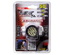 Dekton Pro Light XA50 Expedition Head Torch | 50 Lumens Brightness | 10m Beam Distance | Adjustable Strap | Ideal for Outdoor Activities & Emergency Use | Compact & Powerful LED Headlamp