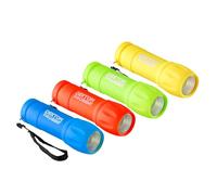 Dekton Pro Light Xf100 Trail Flashlight - 100 Lumens / 10m Distance-98mm x 29mm High Intensity LED| Tough Durable Plastic| 4 Colour Assortment| Weatherproof| Batteries Included| Comes in Form of CDU