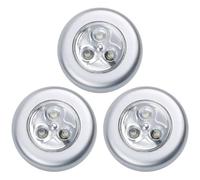 Dekton Pro Light Xh12 Touch 3pc Home Light Set - dekton 3pc Led Touch Light| High Intensity Led| 12 Lumens Ouput With Adhesive Tape| More Than 20 Hrs Working Time| Batteries Not Included