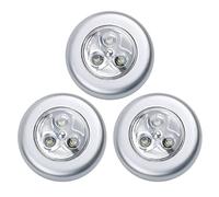 Dekton Pro Light Xh12 Touch 3pc Home Light Set - dekton 3pc Led Touch Light| High Intensity Led| 12 Lumens Ouput With Adhesive Tape| More Than 20 Hrs Working Time| Batteries Not Included
