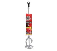 Dekton Professional Paint & Plaster Mixer - Spiral Paddle for 3/8" Drill & Larger - Hex Shank - Mixes Paint, Plaster, Cement - Reduces Splatters - Up to 15 litres