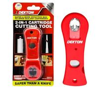 DEKTON Putty Knife 30mm, 1.27mm - Stainless Steel Flexible Blade with Ergonomic Rubber Grip Handle for Filling Cracks, Repairing Holes, Spreading Putty & Decorating Tasks