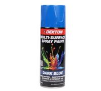 Dekton Quick-Dry Aerosol Spray Paint, Interior And Exterior Usage - Paint Dark Blue for Metal, Wood, and Plastic |Rust Prevention|Ideal for Fixtures Furniture's Components Projects