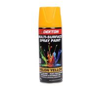 Dekton Quick-Dry Aerosol Spray Paint, Interior And Exterior Usage - Paint Yellow for Metal, Wood, and Plastic |Rust Prevention|Ideal for Fixtures Furniture's Components Projects