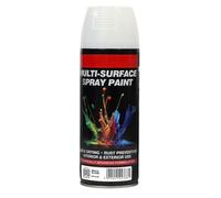 DEKTON Quick-Dry Aerosol Spray Paint, Interior And Exterior Usage - White Gloss Finish for Metal, Wood, and Plastic |Rust Prevention|Ideal for Fixtures Furniture's Components Projects