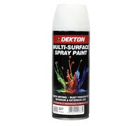 DEKTON Quick-Dry Aerosol Spray Paint, Interior And Exterior Usage - White Matt for Metal, Wood, and Plastic |Rust Prevention|Ideal for Fixtures Furniture's Components Projects