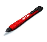 Dekton Refillable Carpenter Pencil-high Impact Abs Anti-slip Grip| Lead Work On Timber, Metal, Ceramic Concrete|Longer Than A Traditional Carpenters Pencil| No Sharpening Required|Includes Pocket Clip