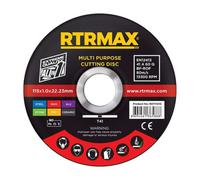 Dekton Rtrmax Rdt11510 115mm Multi-Purpose Cutting Disc For Angle Grinder - Ultra Thin Silicon Carbide Metal Cutting Blade