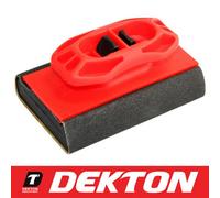 DEKTON Sanding Block Sandpaper 4.5" Handle Tool Decorating Flat Curved Woodwork Grit