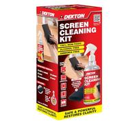 Dekton Screen Cleaning Kit, Alcohol & Ammonia Free, Includes 30x30cm Microfibre Cloth, Safe for TVs, Phones, Tablets, Laptops, Cameras & All Screens