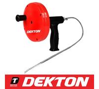 Dekton Sink & Drain Unblocker Clear Bend Blockage Extendable Flexible 6M X 6mm
