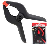 Dekton Spring Quick-Grip Wood Work Carpentry Plastic Clamps 230mm 9" 100mm Jaw