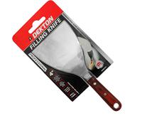 Dekton Stainless Steel Fill Knife Decorators Joint Tang Scraper 4" (100mm)
