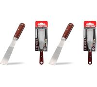 Dekton Stainless Steel Wallpaper Paint Stripping Decorators Tang Scraper 1.5" (Pack of 2)