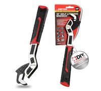 Dekton Sum Self Locking Wrench 10"-Three-Sided Tooth Pattern Coverage| Not Easy to Slip| Strong Clamping| Applicable to Variety of Nuts & Screw| Large Opening Design, Range: 7-43mm| Fast Self-Locking