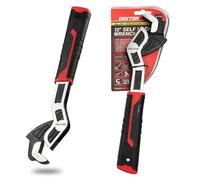 Dekton Sum Self Locking Wrench 12"-Three-Sided Tooth Pattern Coverage| Not Easy to Slip| Strong Clamping| Applicable to Variety of Nuts & Screw| Large Opening Design, Range: 7-43mm| Fast Self-Locking