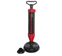 Dekton Super Plunger-clears Tough Clogs With Ease| Includes 2 Interchangeable Suction Cups| Ideal For Unclogging Sinks, Toilets| Strong Compression Chamber For Extra Suction|2 Attachments For Cleaning