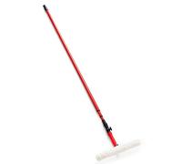 Dekton Telescopic Window Cleaning Kit - Lightweight, Extendable to 3.5m, 180-Degree Adjustable Head, Includes Squeegee & Machine Washable Cleaning Pad, Perfect for Windows, Mirrors & Conservatories