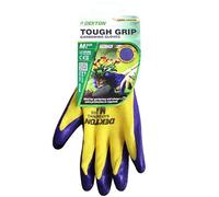 DEKTON TOUCH GRIP LATEX COATED GARDENING GLOVES 8 - MEDIUM x 6