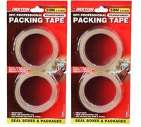 DEKTON Unisex 2 Piece Clear Tape (Pack of 2)