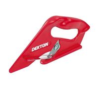 Dekton Universal Carpet Cutter-Plastic Moulded Handle, Sk5 Steel Blade Sprung Arms Single-screw Blade-change Designed By Cutting Of Carpet, Vinyl, Heavy Duty Fabrics Length 230mm Quick Blade Change