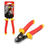 DEKTON VDE Cable Cutting Pliers 165mm | Tested to 1000v & VDE Certified En Iec 60900:2018 | Chrome Vanadium Shaft with Corrosion-Resistant Tip | Ergonomic Dual-Colour Handle | Safe Wire Cutter