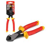 DEKTON VDE Heavy Duty Diagonal Cutting Pliers 7" | Insulated Handles for Safety | Precision Cutting Edges for Soft & Hard Wire | Clean Copper Wire Cutting | Durable Electricians Hand Tool