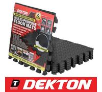 Dekton Water Resistant Eva Floor Mats Interlocking Yoga Gym Soft 60Cm X 60Cm