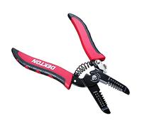 DEKTON Wire Stripping Pliers | High-Precision Crimping Tool | Ergonomic Non-Slip Handle | Durable Steel Construction | Adjustable Stripping Gauge | Ideal for Wire Cutting, and Crimping