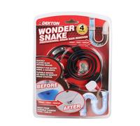 Dekton Wonder Snake 4pc Set- Quickly Clears Slow Moving Drains. Perfect For Baths, Sinks & Showers| Flexible Design| No Need To Remove Drain Stopper| Flexible And Durable Multi-use Stretching Tool Set