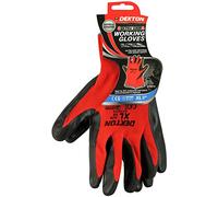 Dekton Working Gloves Nitrile Black/Red 10/Xl 1 Pair/S Gloves