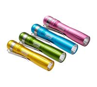 Dekton Xf25 Stealh Flashlight - 25 Lumens / 30m Distance-95mm x 21mm High Intensity LED| Tough Durable Plastic| 4 Colour Assortment| Weatherproof| Batteries Included| Comes in Form of CDU