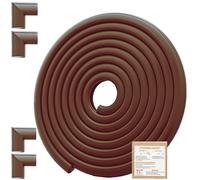 Dekukar Kind Furniture Bumper, Baby Proofing (Large 2.3 m / 7.5 ft Edge + 4 Corner Protectors), Heavy Duty Soft NBR Edge Protection Foam, Table Edge Protection Corners for Drawer (Pre-Glued, Baby Head
