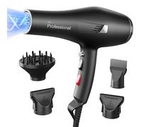Dekuri Ionic Hair Dryer for Women - Fast Drying, Smooth Finish, with Diffuser & Comb, 2 Speeds 3 Heats, Cool Shot, Professional Hairdryer