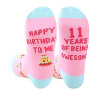 Dekzked Girls 11th Birthday Gift Ideas, Funny Presents Sock for 11 Year Old Girls Christmas Stocking Fillers Official Teenager Birthday Gifts for Daughter Niece Granddaughter
