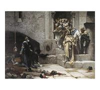 Del Alisal Huesca Bell King Mönch Gemälde großer Druck Poster Wandkunst Dekor Bild