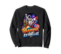 Del Barrio a Las Estrellas Puerto Rican Astronaut Rocket Sweatshirt