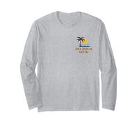 Del Boca Vista Retro Sunset Florida Vintage Long Sleeve T-Shirt