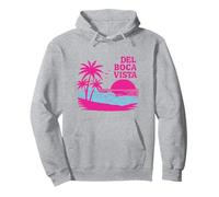 Del Boca Vista Retro Sunset Florida Vintage Pullover Hoodie