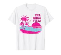 Del Boca Vista Retro Sunset Florida Vintage T-Shirt