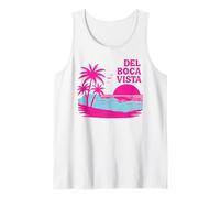 Del Boca Vista Retro Sunset Florida Vintage Tank Top