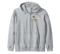 Del Boca Vista Retro Sunset Florida Vintage Zip Hoodie