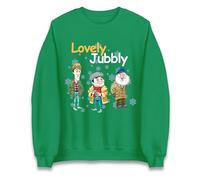 Del Boy Rodney Uncle Albert Lovely Jubbly Christmas Jumper, Xmas Festive Sweatshirt, Xmas Gift Top Kelly Green