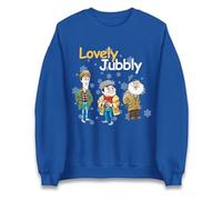 Del Boy Rodney Uncle Albert Lovely Jubbly Christmas Jumper, Xmas Festive Sweatshirt, Xmas Gift Top Royal Blue