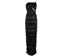 Del Core draped silk maxi dress - Black 38