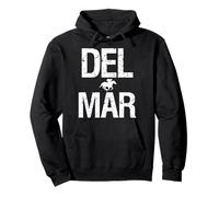 Del Mar California Horse Racing Pullover Hoodie