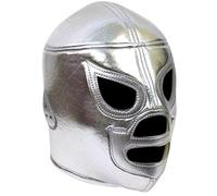 Del Mex Lucha Libre Adult Luchador Mexican Wrestling Mask Costume, El Santo, One size