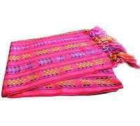 Del Mex Mexican Rebozo Shawl Blanket Doula (X-Large (9 ft x 5 ft), Pink)