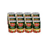 Del Monte Canned Diced Tomatoes with Basil, Garlic, Oregano and No Added Salt, 14.5 Ounce (Pack of 12)